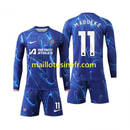 Maillot de Foot Chelsea Madueke 11 Domicile 2024-25 Manches Longues - Enfant Maillot de Foot Chelsea Madueke 11 Domicile 2024-25 Manches Longues - Enfant